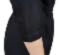 820-14/10 Платье женское с поясом, черное, размер 44. Каталог товарів. Вишивання/Шиття. Одяг для вишивання