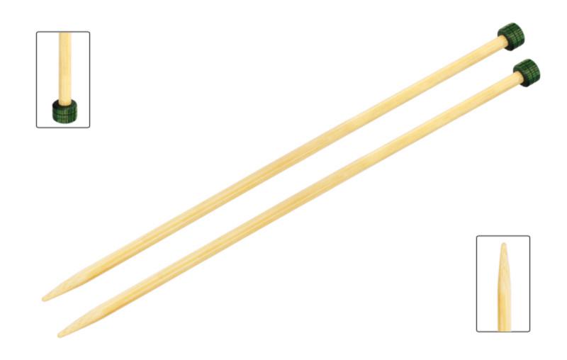 22328 Спицы прямые Bamboo KnitPro, 30 см, 4.50 мм. Каталог товарів. Вязання. Спиці