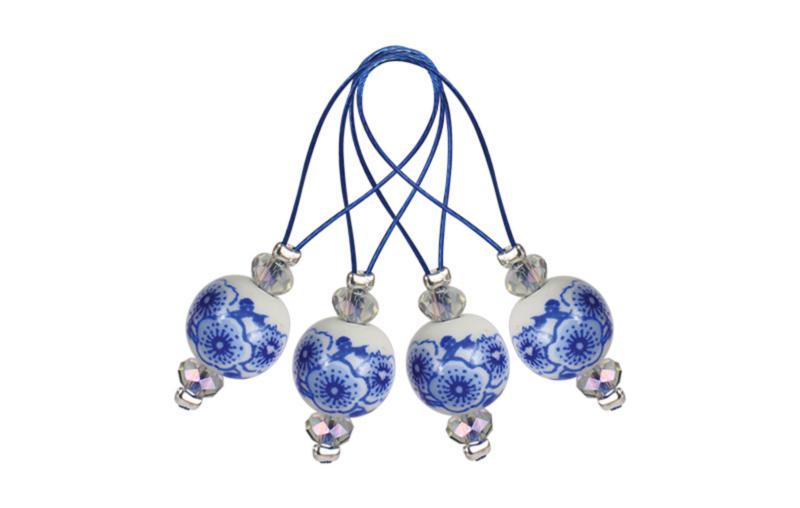 11256 Маркеры петель (12 шт) Playful Beads Blooming Blue KnitPro. Каталог товарів. Вязання. Аксесуари KnitPro