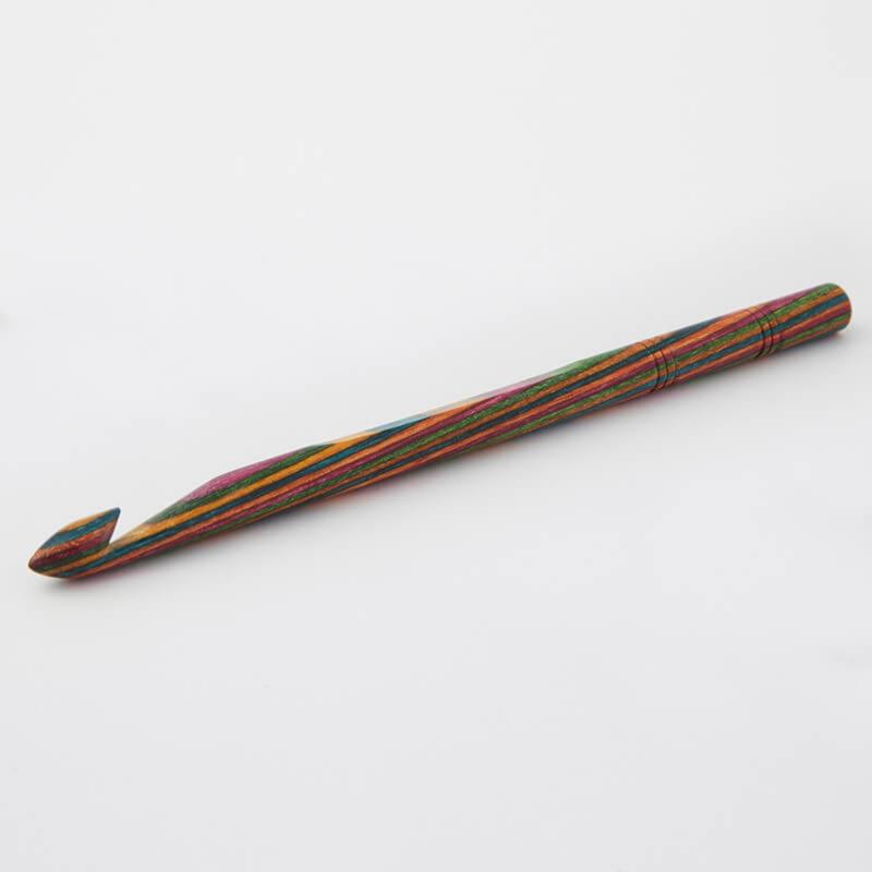 20704 Крючок в`язальний односторонній Symfonie Wood KnitPro, 15 см, 3.75 мм. Каталог товарів. Вязання. Крючки
