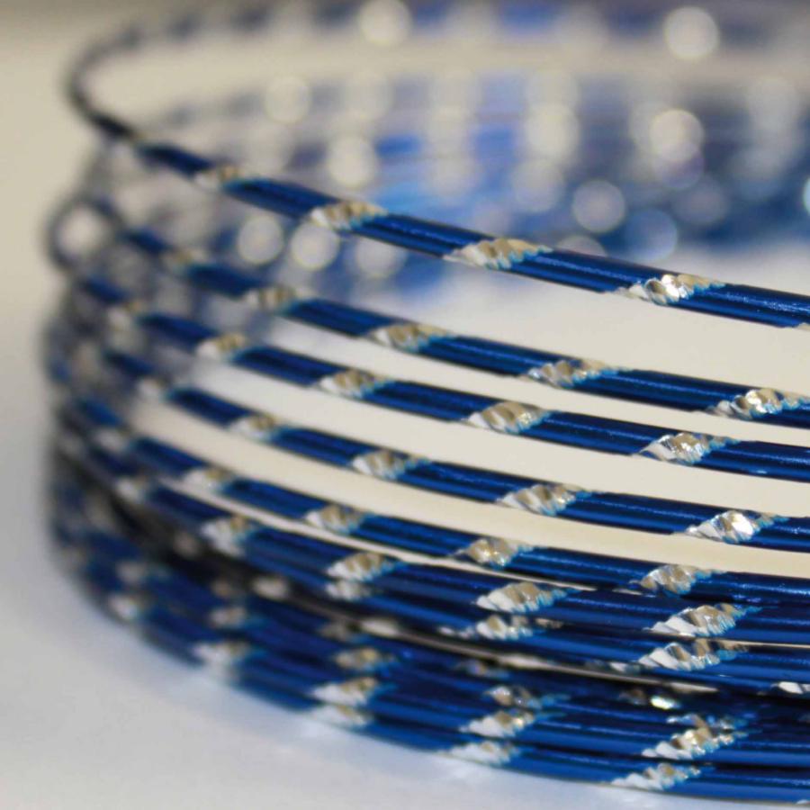7711 Проволока художественная алюминиевая круглая с насечками, диаметр 2 мм, цвет №15 синий. Каталог товарів. Інструменти та фурнітура. Декоративний дріт