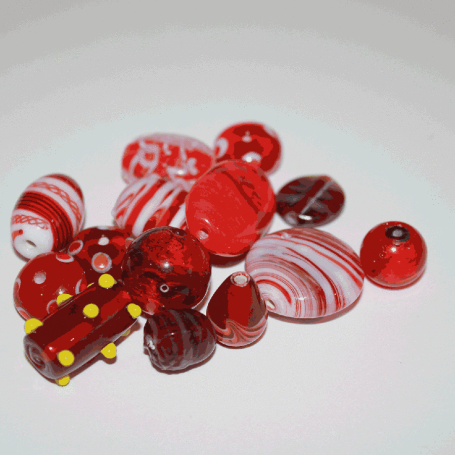 1184TDM/Red,6-16 MM,50г.Fancy Mix Crystal Art бусины. Каталог товаров. Бусины Crystal Art