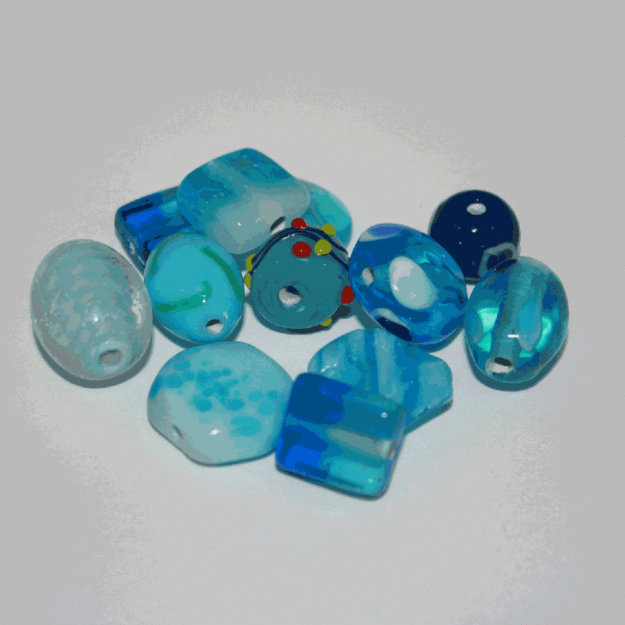 1184TDM/Turquoise,6-16 MM,50г.Fancy Mix Crystal Art бусины. Каталог товарів. Намистини CrystalArt