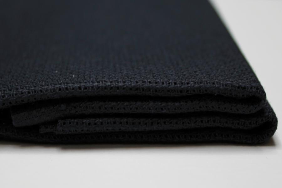 Канва для вышивания Арт.13 К6 черная, 100%% хлопок, 50х50см. Каталог товарів. Вишивання/Шиття. Тканини