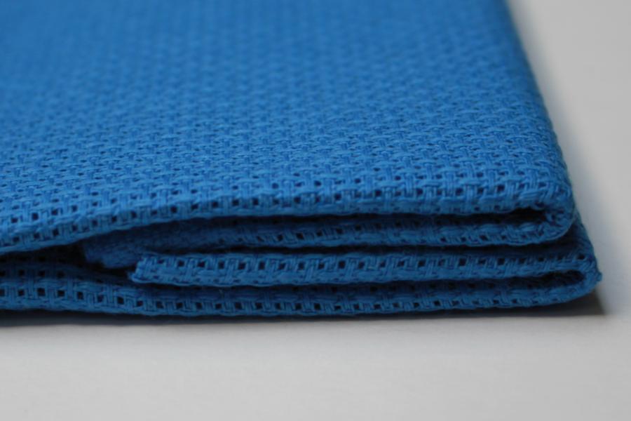Канва для вышивания Арт.854 К4 синяя, 100%% хлопок, ширина 150см. Каталог товарів. Вишивання/Шиття. Тканини