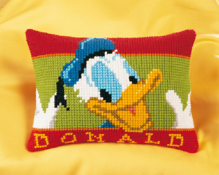 PN-0014546 Набор для вышивания крестом (подушка) Vervaco Disney "Donald Duck" . Каталог товарів. Набори