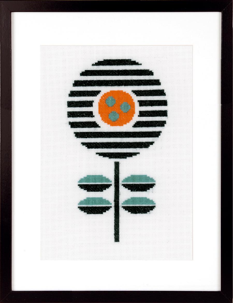 PN-0161611 Набор для вышивки крестом Vervaco Abstract flower I "Абстрактный цветок I". Каталог товарів. Набори