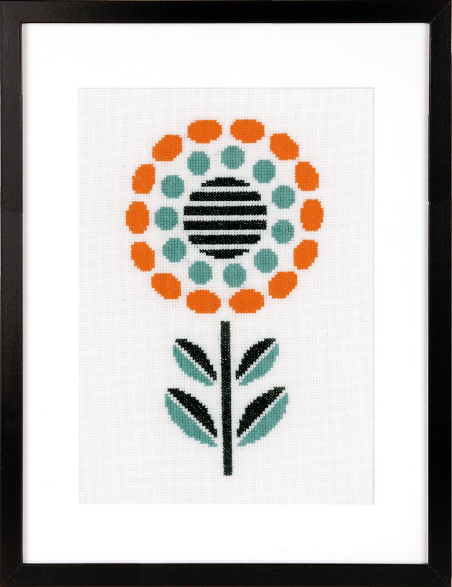 PN-0161613 Набор для вышивки крестом Vervaco Abstract Flower III "Абстрактный цветок III". Каталог товарів. Набори