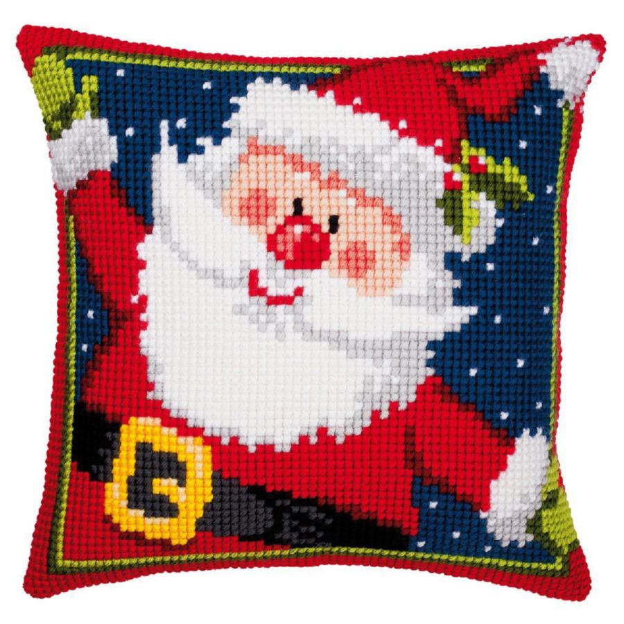 PN-0008725 (1200/927) Набор для вышивания крестом (подушка) Vervaco Father Christmas "Дед Мороз". Каталог товарів. Набори