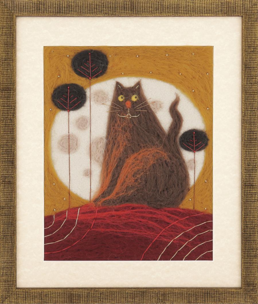 Набор для валяния картины Чарівна Мить В-213 Триптих "Жил-был кот". Каталог товарів. Набори