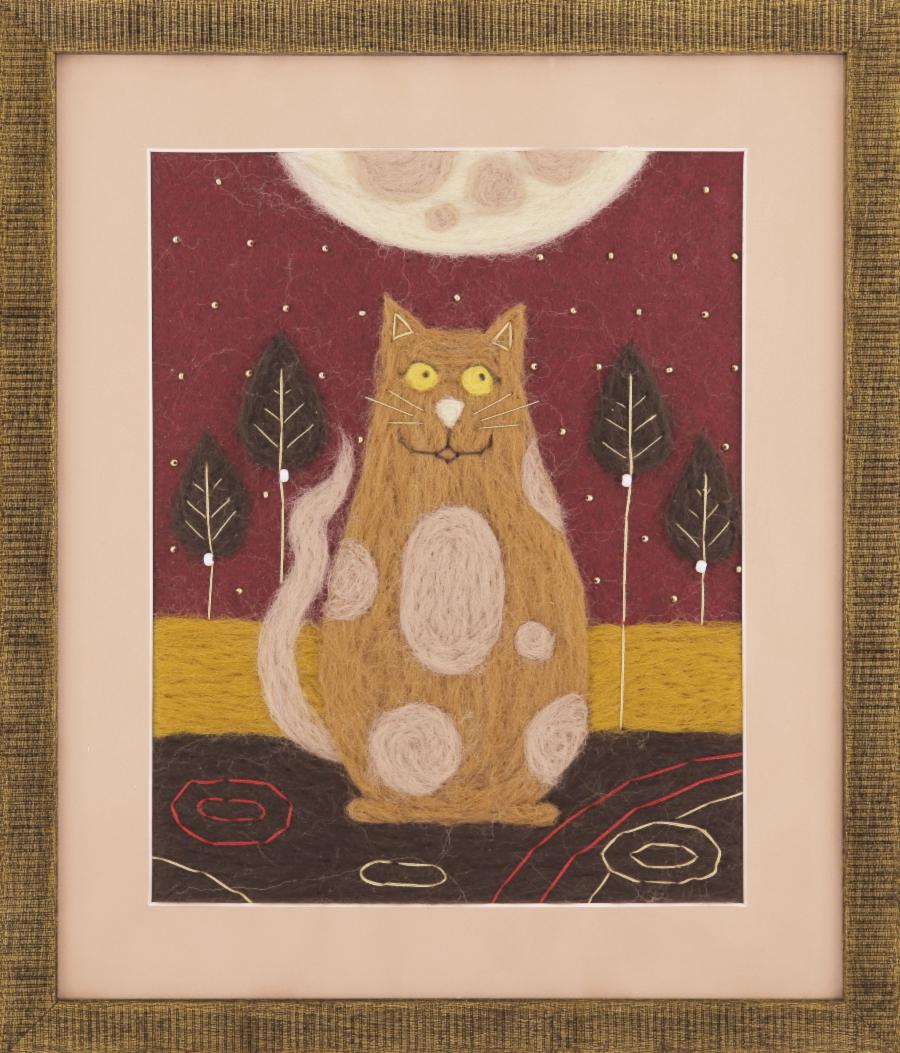 Набор для валяния картины Чарівна Мить В-214 Триптих "Жил-был кот". Каталог товарів. Набори