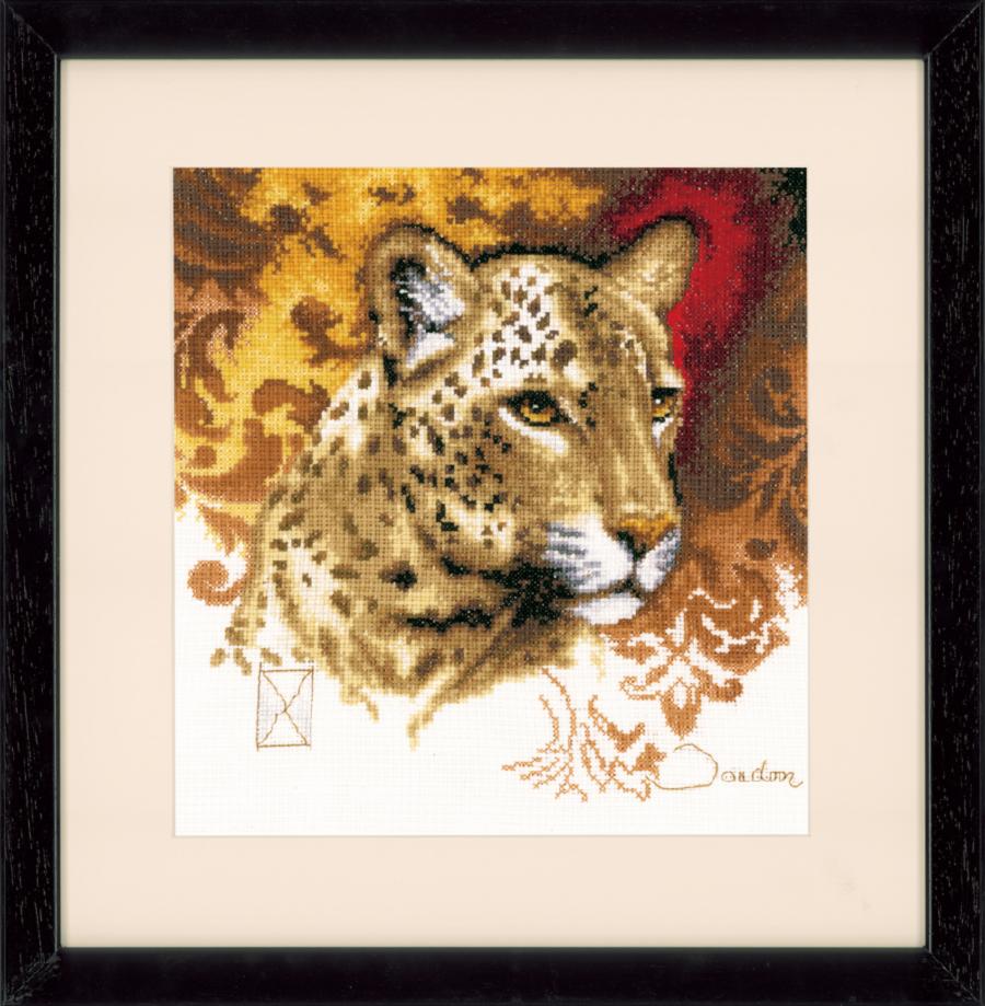 PN-0021225 Набор для вышивки крестом LanArte Leopard "Леопард". Каталог товарів. Набори