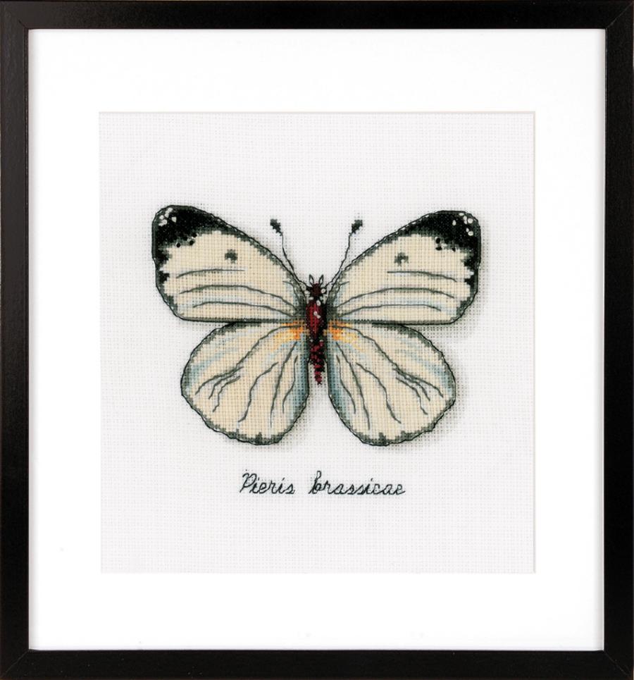 PN-0165233 Набор для вышивки крестом Vervaco White Butterfly "Белая бабочка". Каталог товарів. Набори