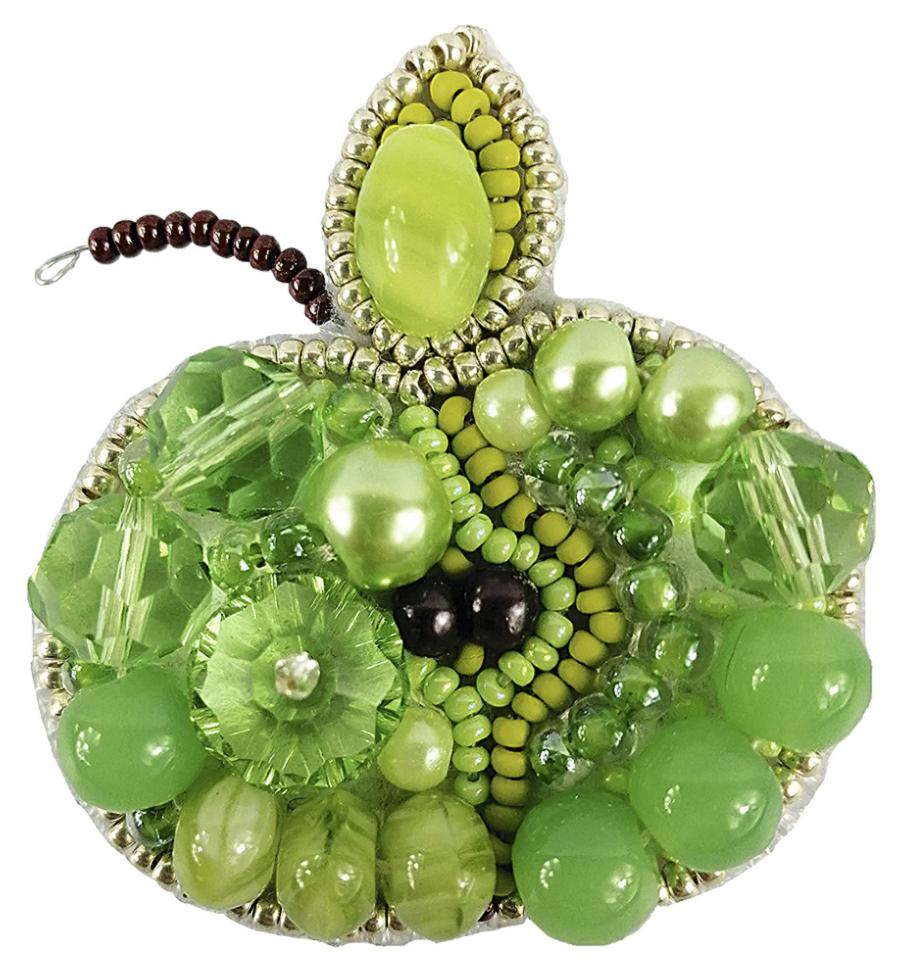 БП-256 Набор для изготовления броши Crystal Art "Зелёное яблоко". Каталог товарів. Набори