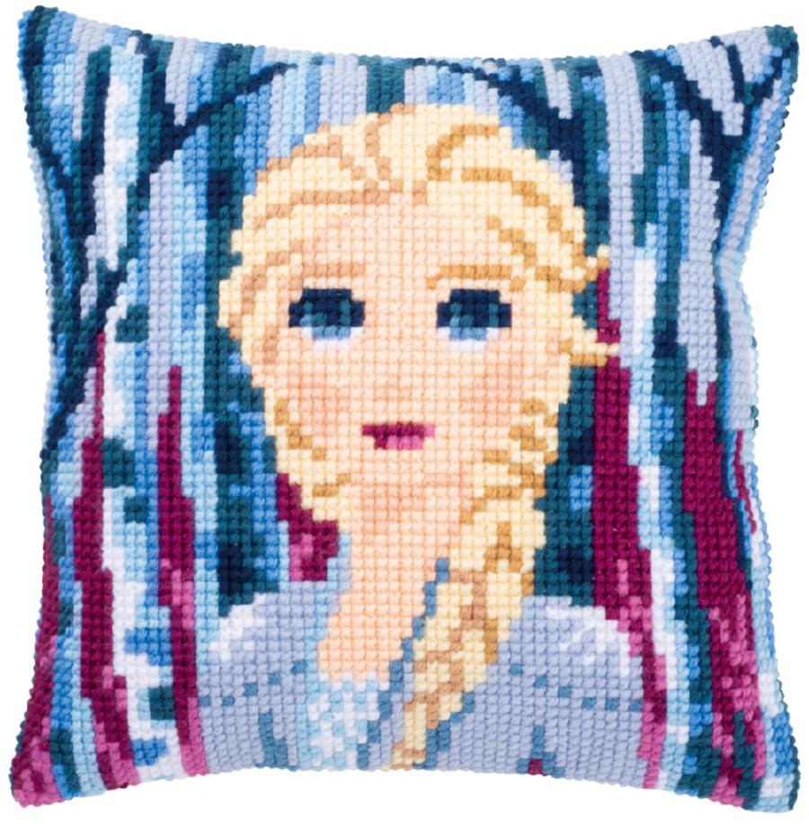 PN-0182622 Набор для вышивания крестом (подушка) Vervaco Disney Frozen 2 Elsa "Frozen 2 Эльза". Каталог товарів. Набори