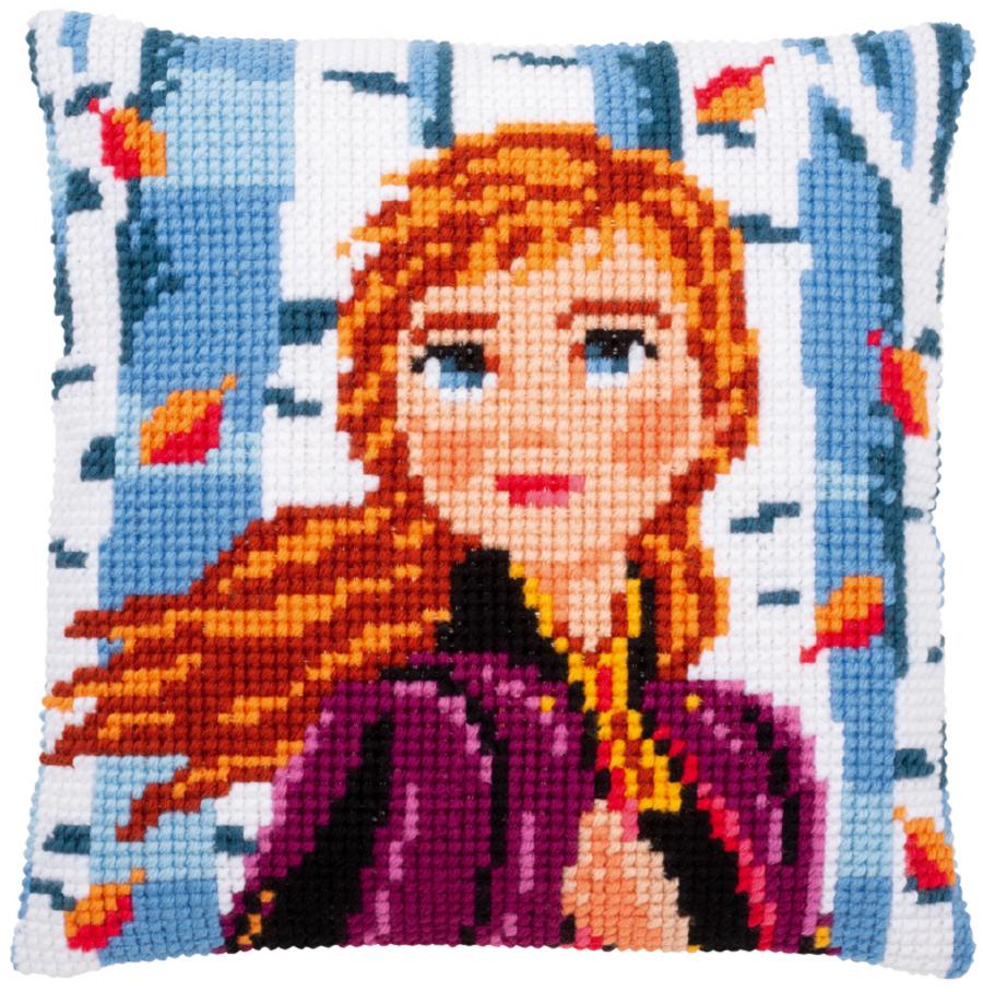PN-0182762 Набор для вышивания крестом (подушка) Vervaco Disney Frozen Anna "Frozen Анна" . Каталог товарів. Набори