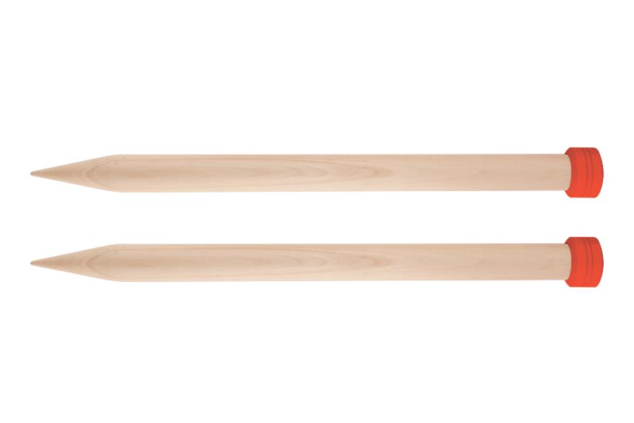 35255 Спицы прямые Jumbo Birch KnitPro, 30 см, 25.00 мм. Каталог товарів. Вязання. Спиці