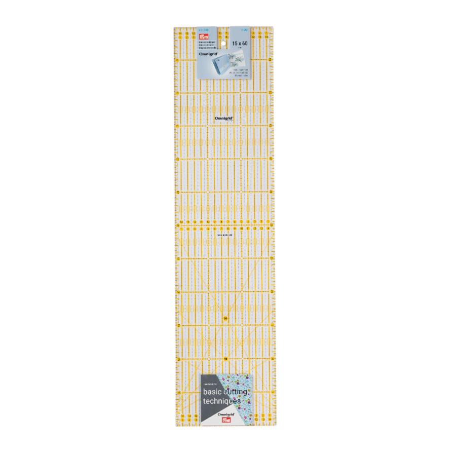 611308 Универсальная линейка с сантиметровой шкалой (15 см x 60 см), Prym. Каталог товарів. Вишивання/Шиття. Фурнітура Prym