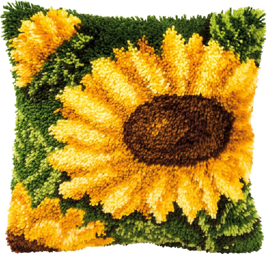 PN-0014176 Набор для вышивания ковровая техника Sunflowers Подсолнухи 40х40 (подушка). Каталог товарів. Набори