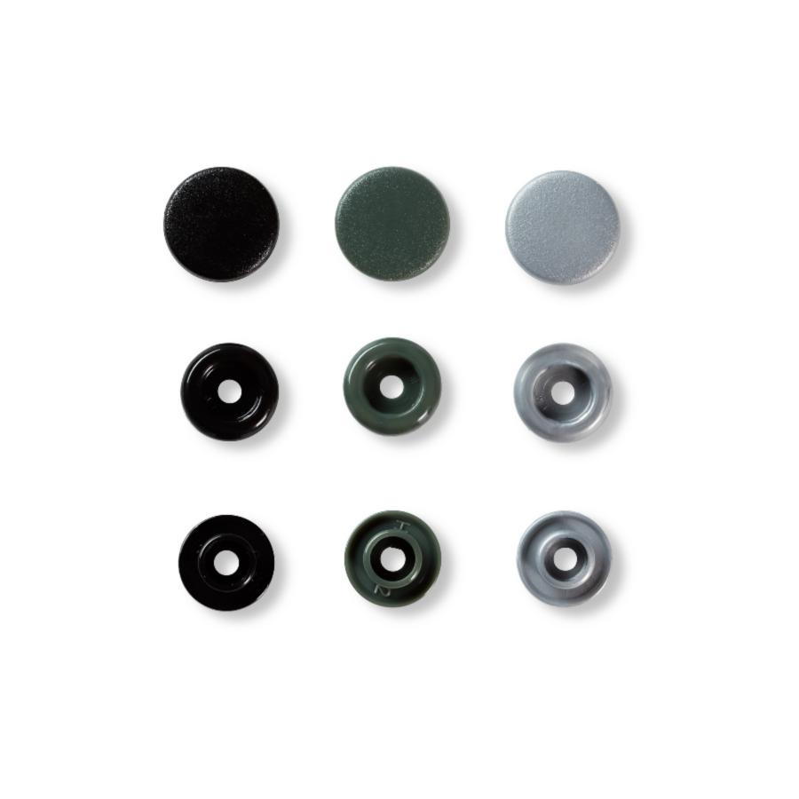 393003 Кнопки "Color Snaps", 12,4мм (серого цвета), Prym Love. Каталог товарів. Вишивання/Шиття. Фурнітура Prym
