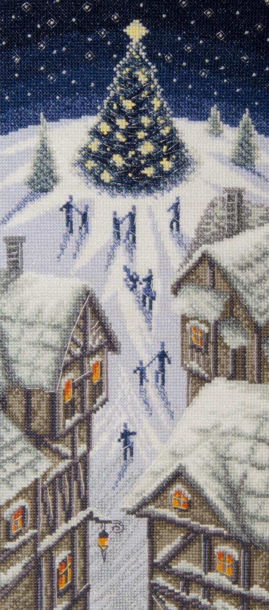 Набор для вышивки крестиком Чарівна Мить М-470 "Рождественские огни". Каталог товарів. Набори