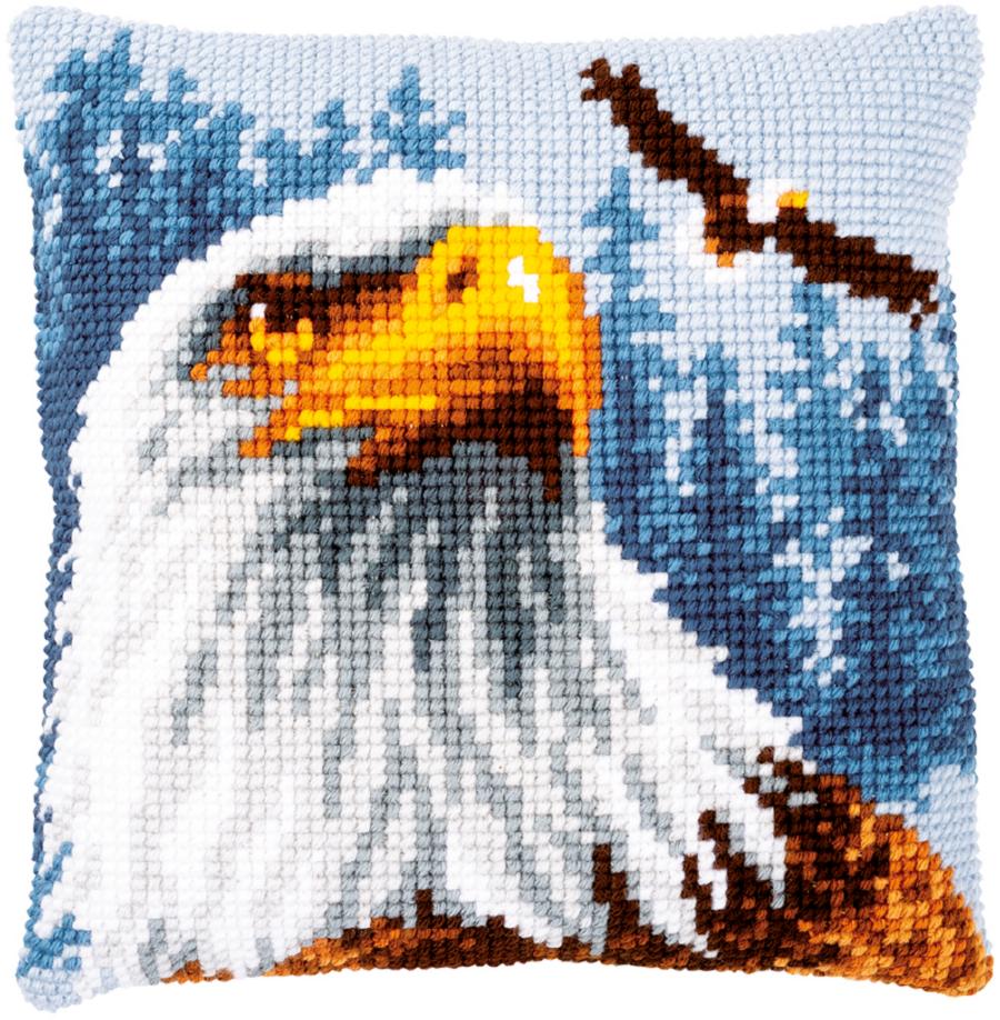 PN-0180284 Набор для вышивания крестом (подушка) Vervaco Eagle "Орел". Каталог товарів. Набори