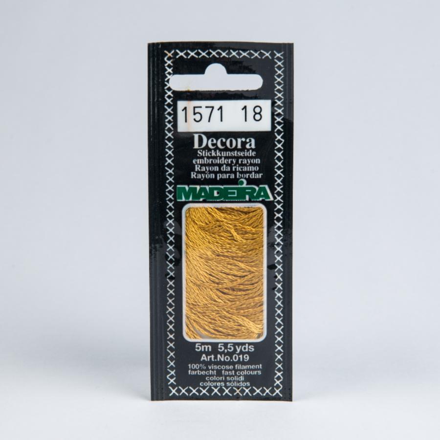1571 Decora Madeira 5 m 4-х слойные филамент 100%% вискоза. Каталог товарів. Вишивання/Шиття. Муліне та нитки для вишивання. Муліне Madeira. Муліне Madeira Decora