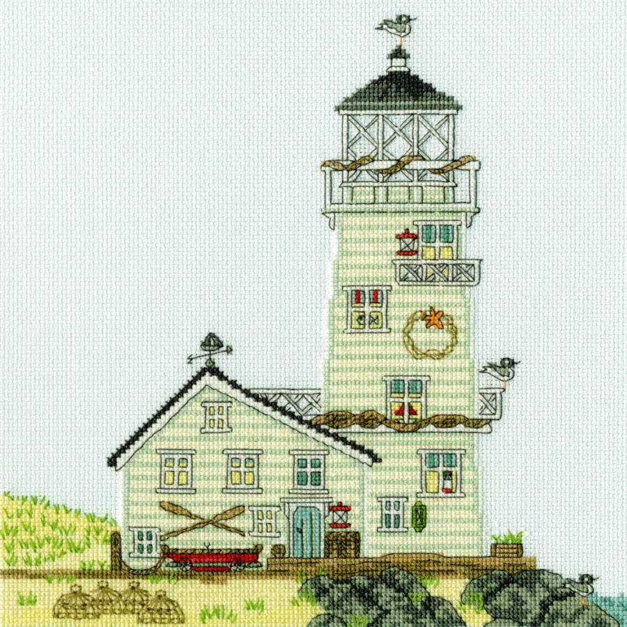 XSS6 Набор для вышивания крестом New England – The Lighthouse "Новая Англия - Маяк", Bothy Threads. Каталог товарів. Набори