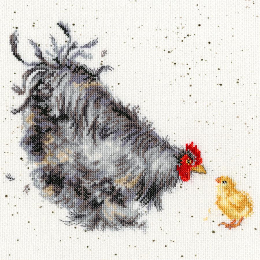 XHD50 Набор для вышивания крестом Mother Hen "Мать Курица" Bothy Threads. Каталог товарів. Набори