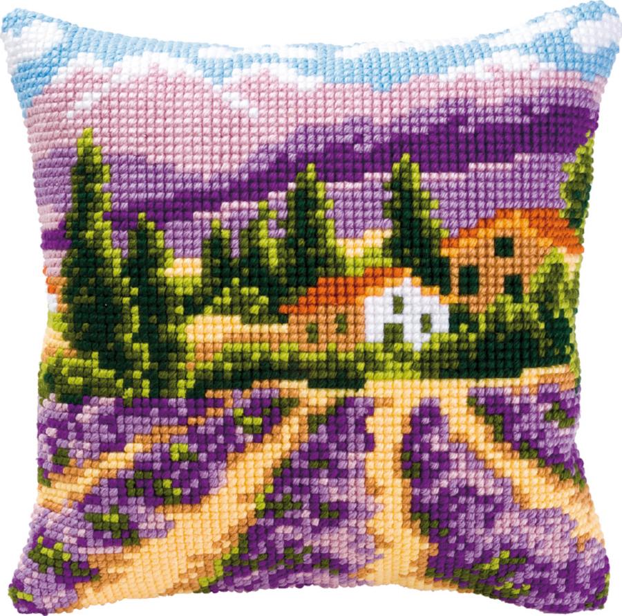 PN-0008637 Набор для вышивания крестом (подушка) Vervaco Provence "Прованс". Каталог товарів. Набори