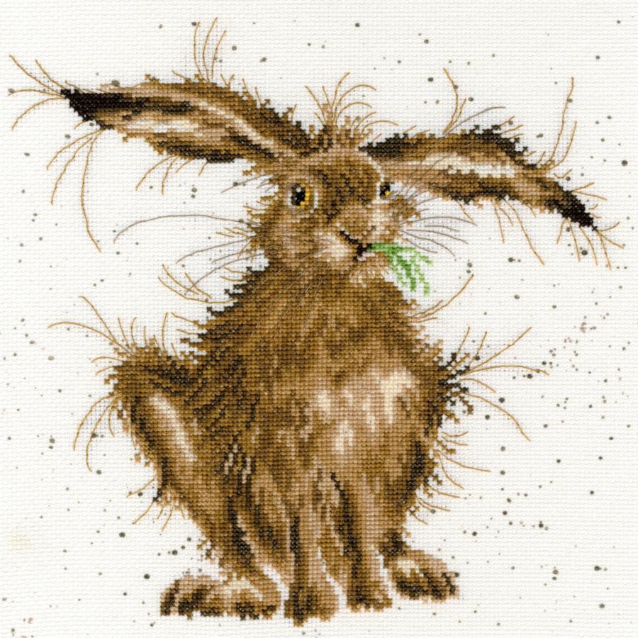 XHD49 Набор для вышивания крестом Hare Brained "Заяц" Bothy Threads. Каталог товарів. Набори