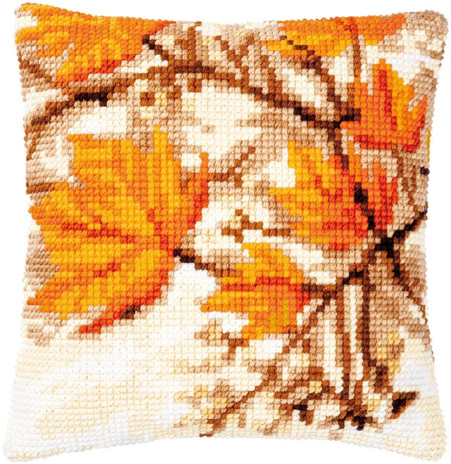PN-0188576 Набор для вышивания крестом (подушка) Vervaco Autumn leaves "Осенние листья". Каталог товарів. Набори