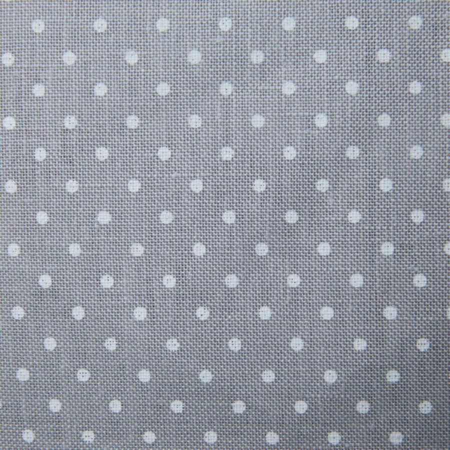 3217/7349 Edinburgh Petit Point 36 (36*46см) серый в белый горошек Zweigart. Каталог товарів. Вишивання/Шиття. Тканини