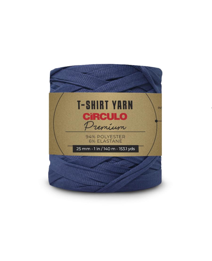 2802 PREMIUM T-SHIRT YARN (94%% поліестер, 6%% еластан, 270гр. 140м 4 мот. в уп.). Каталог товарів. Вязання. Пряжа Circulo