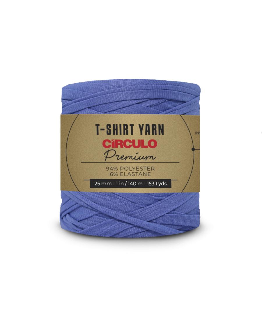 2903 PREMIUM T-SHIRT YARN (94%% поліестер, 6%% еластан, 270гр. 140м 4 мот. в уп.). Каталог товарів. Вязання. Пряжа Circulo