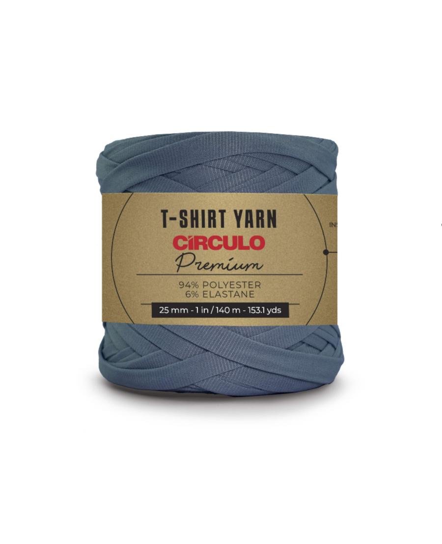 2966 PREMIUM T-SHIRT YARN (94%% поліестер, 6%% еластан, 270гр. 140м 4 мот. в уп.). Каталог товарів. Вязання. Пряжа Circulo