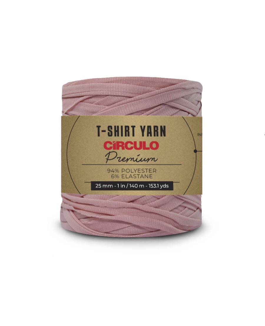 3753 PREMIUM T-SHIRT YARN (94%% поліестер, 6%% еластан, 270гр. 140м 4 мот. в уп.). Каталог товарів. Вязання. Пряжа Circulo