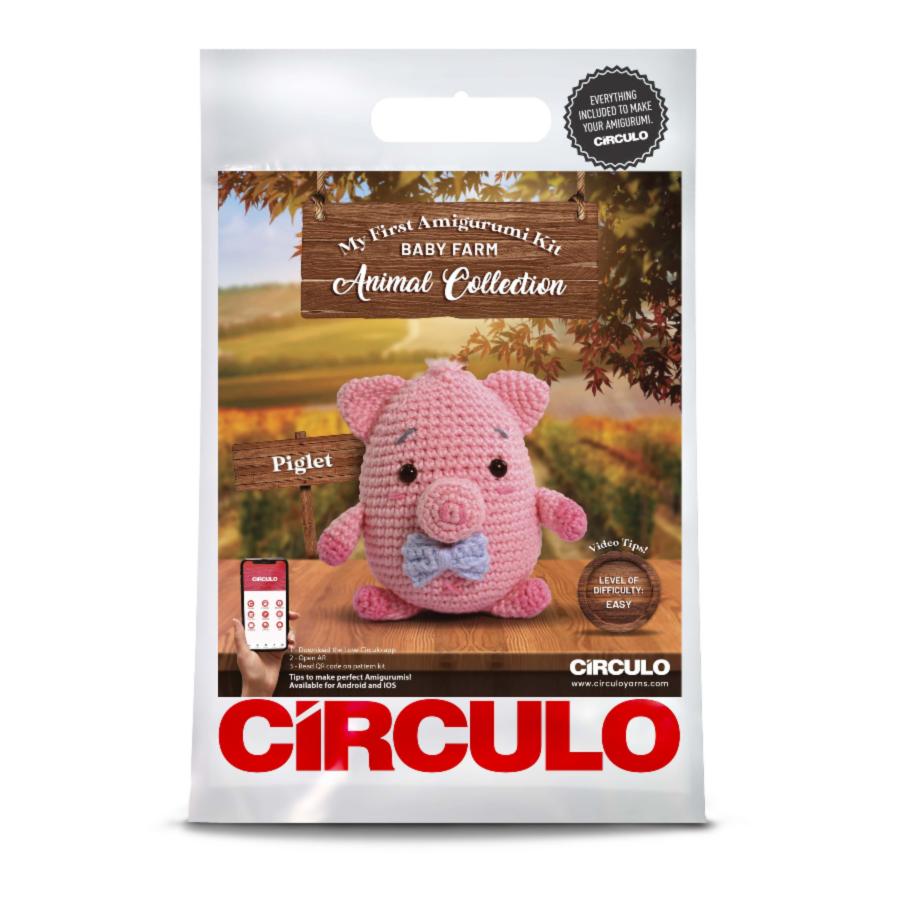 4 AMIGURUMI KIT - FARM Piglet (100%% бавовна). Каталог товарів. Набори