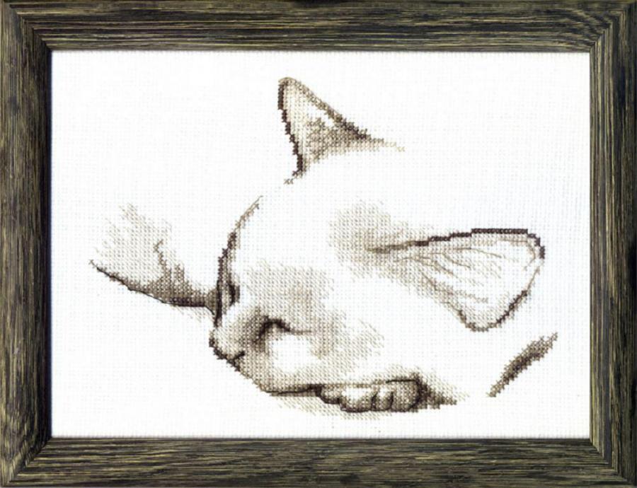 ВТ-071 Набір для вишивання хрестом Crystal Art Спящий котик. Каталог товарів. Набори