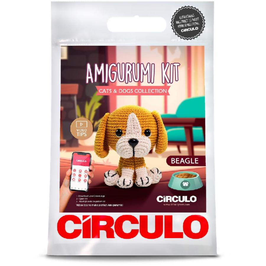 1 AMIGURUMI KIT - CATS & DOGS Beagle - Бігль. Каталог товарів. Набори